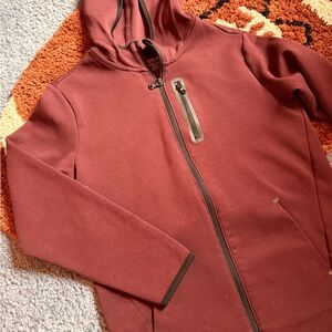 Old Navy Active Maroon Fleece Hoodie